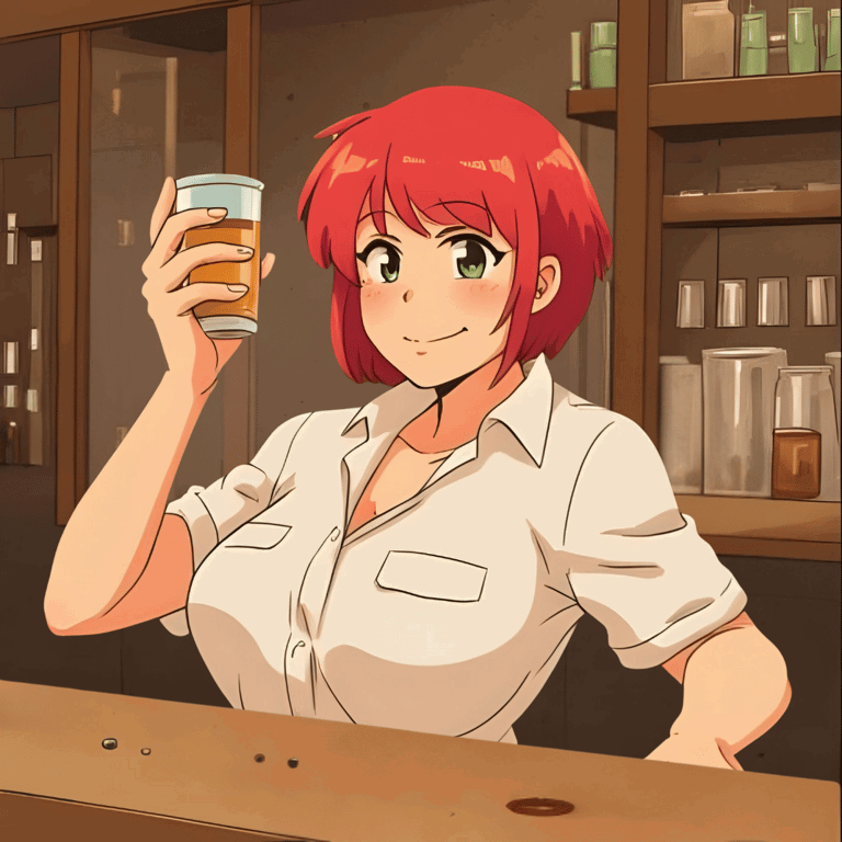 Cover art for Working at a Weird Pub, a comedy scenario on AI Dungeon