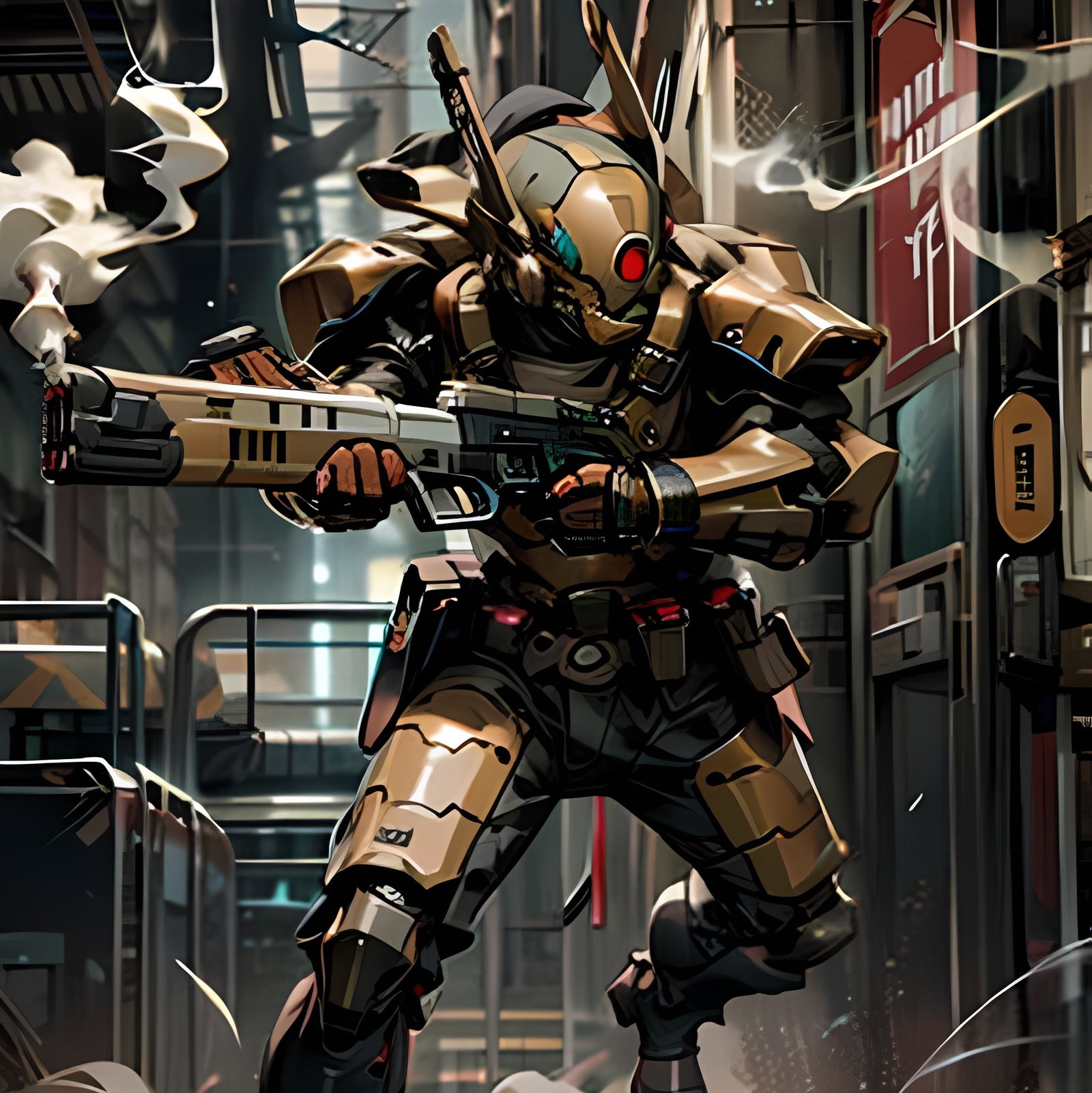 Cover art for Sci-Fi Mercenary, a sci fi scenario on AI Dungeon