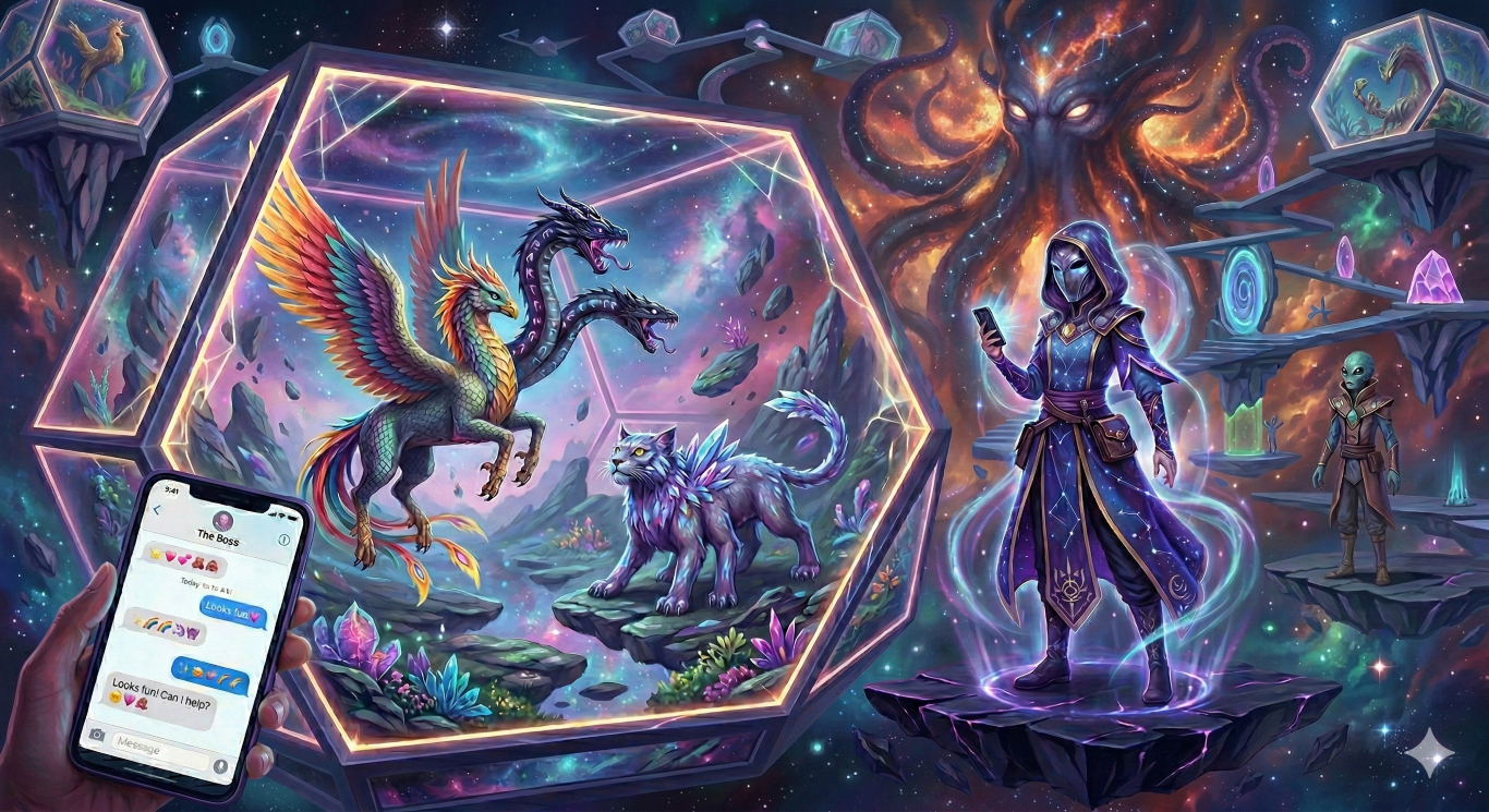 Cover art for Zoology / Xenology Sim on AI Dungeon