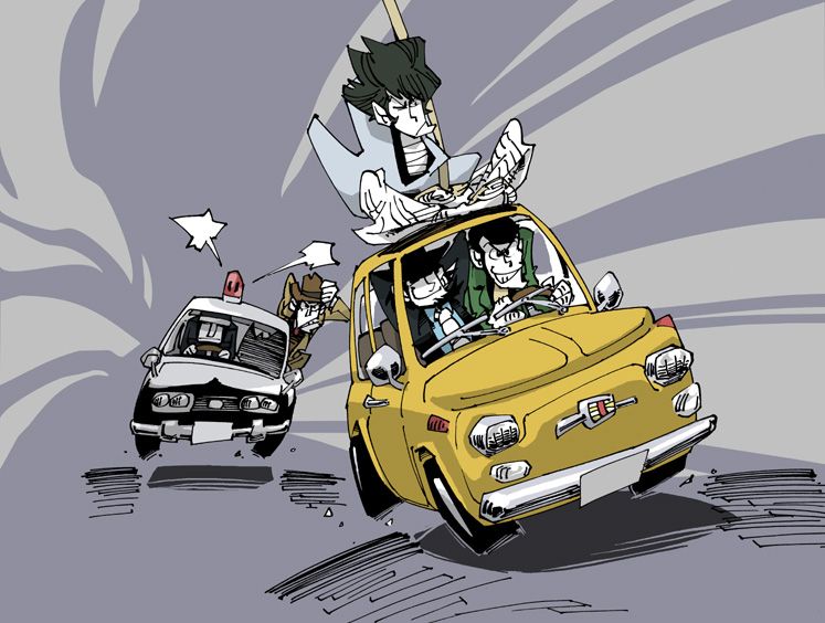 Cover art for The Obsessive Inspector, a lupin iii scenario on AI Dungeon