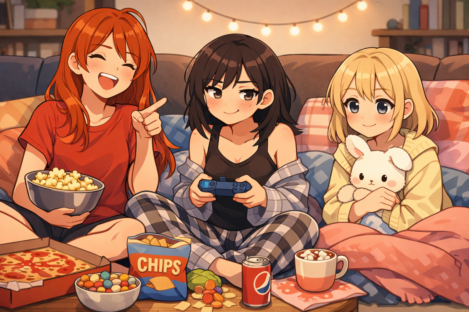 Cover art for Unexpected Sleepover, a home life scenario on AI Dungeon
