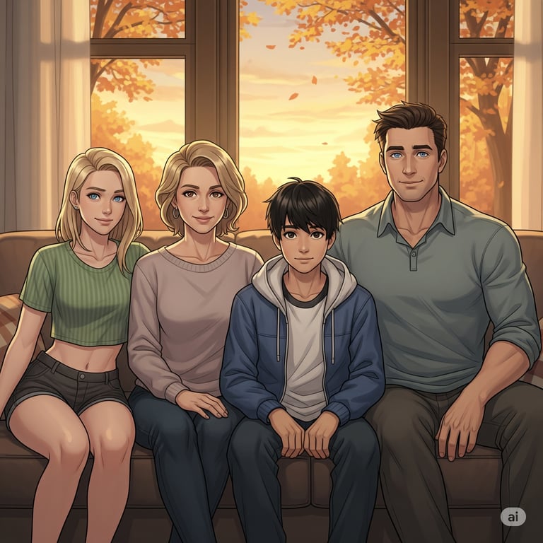 Cover art for You're Adopted, an adoption scenario on AI Dungeon