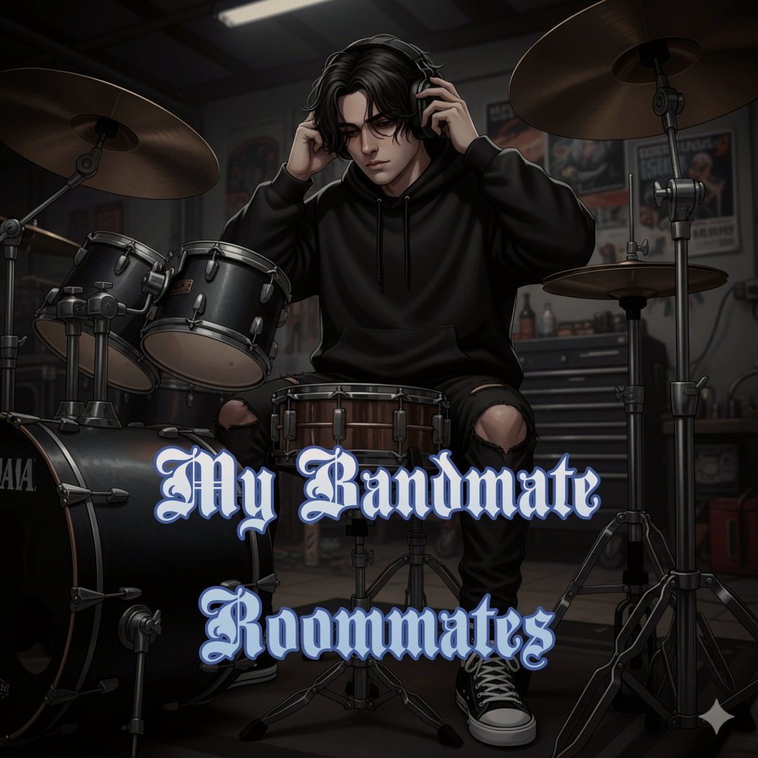 Cover art for Vincent, The Drummer ☆ My Bandmate Roommates, a slice of life scenario on AI Dungeon