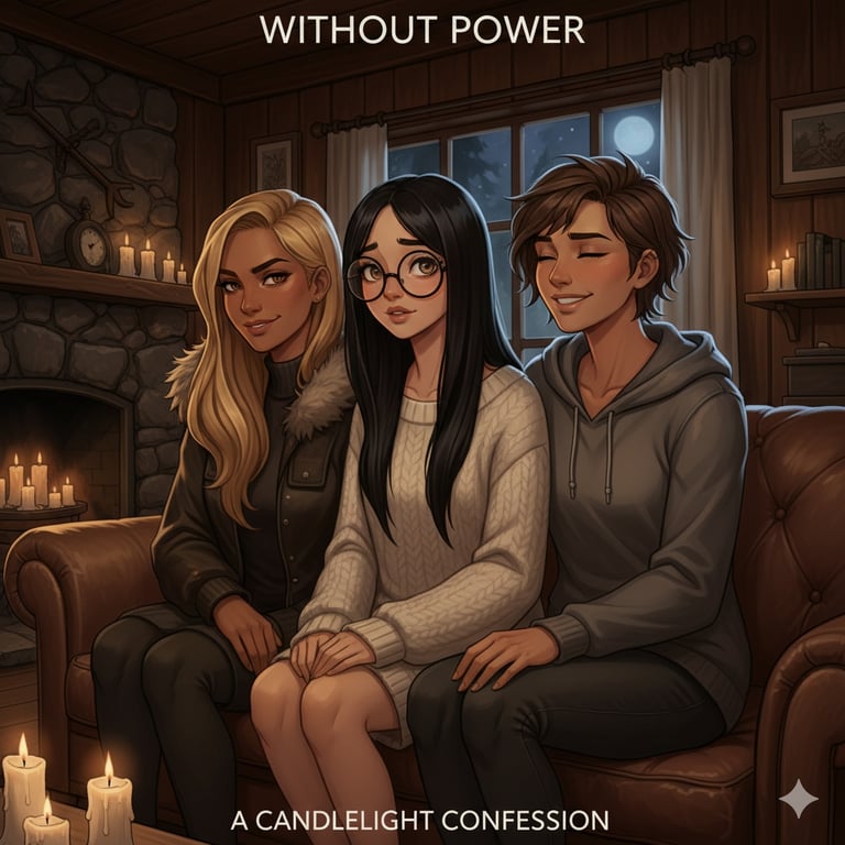 Cover art for Stuck In A Cabin With Your Friends, a cabin scenario on AI Dungeon