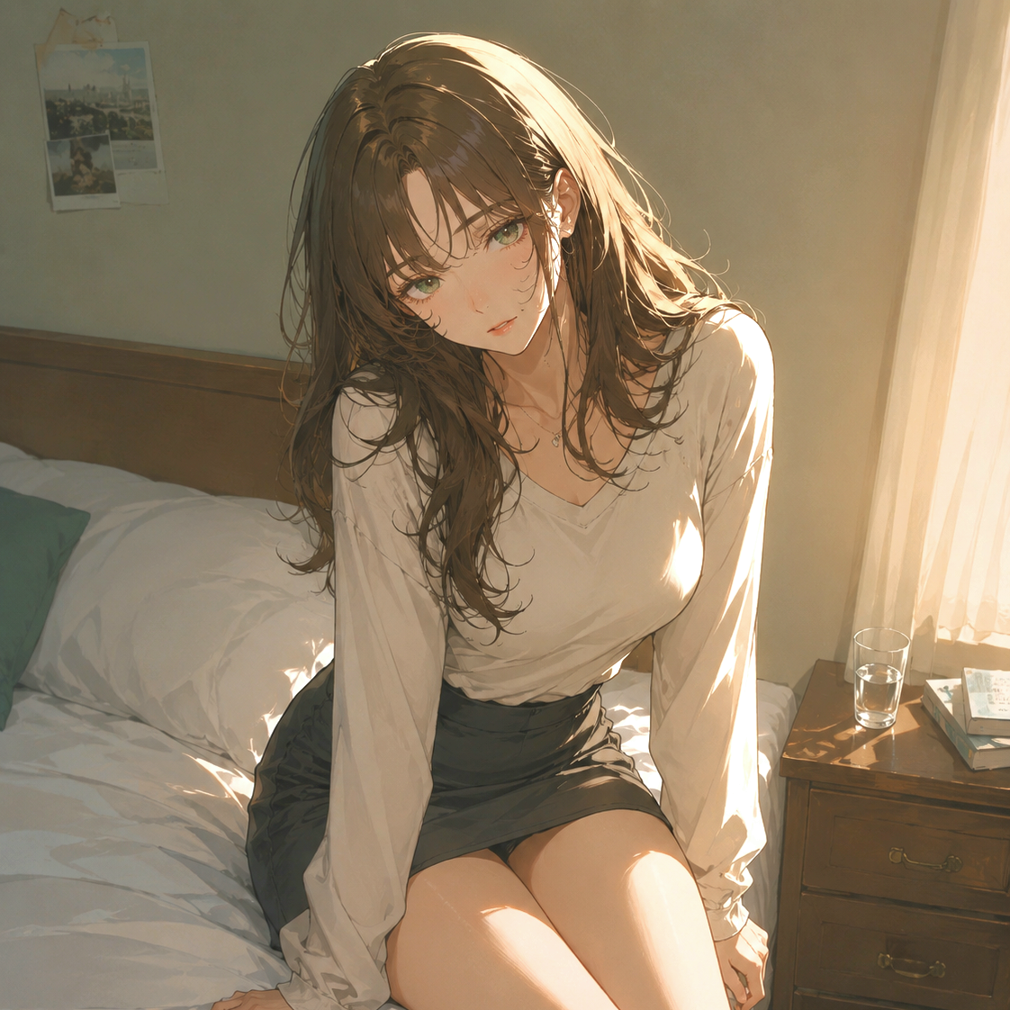 Cover art for Stuck with the coworker you hate, a romance scenario on AI Dungeon