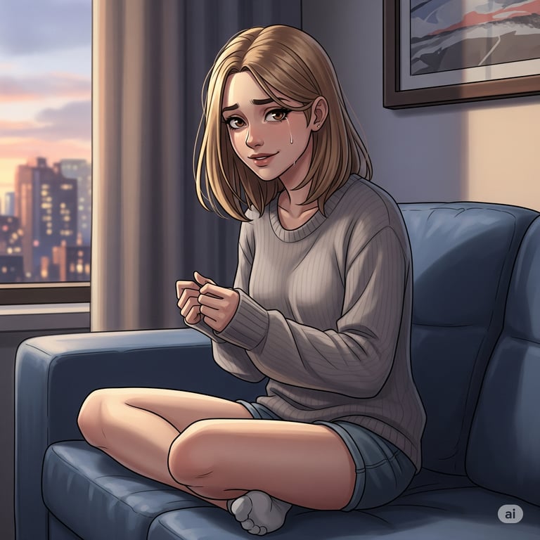 Cover art for The Spark Is Gone, a breakup scenario on AI Dungeon