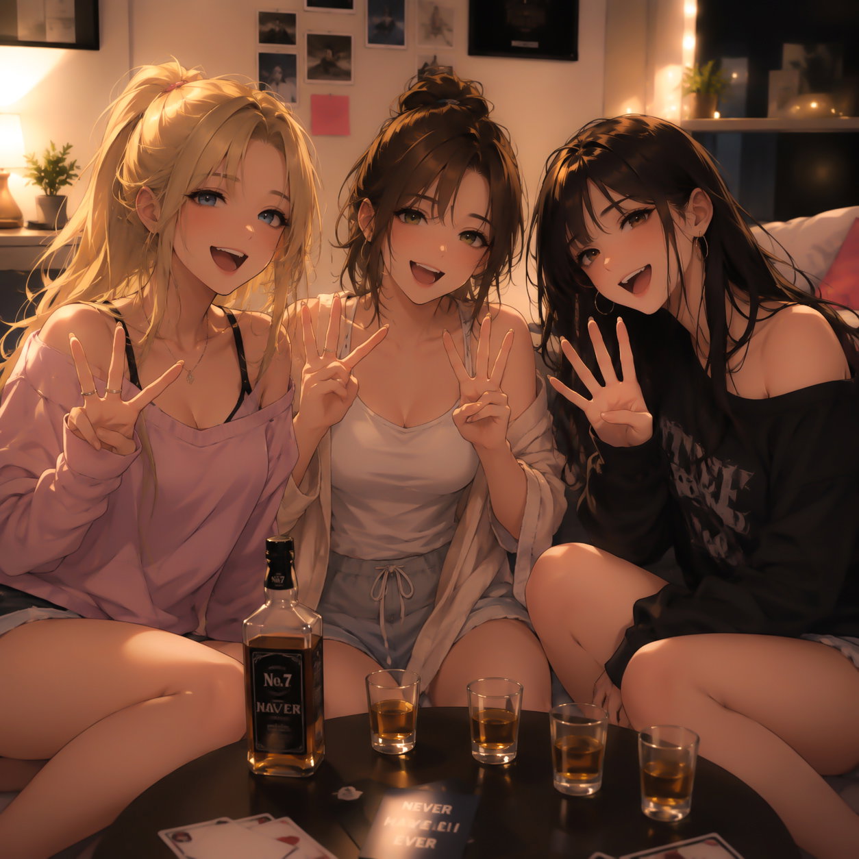 Cover art for Never Have I Ever!, a slice of life scenario on AI Dungeon