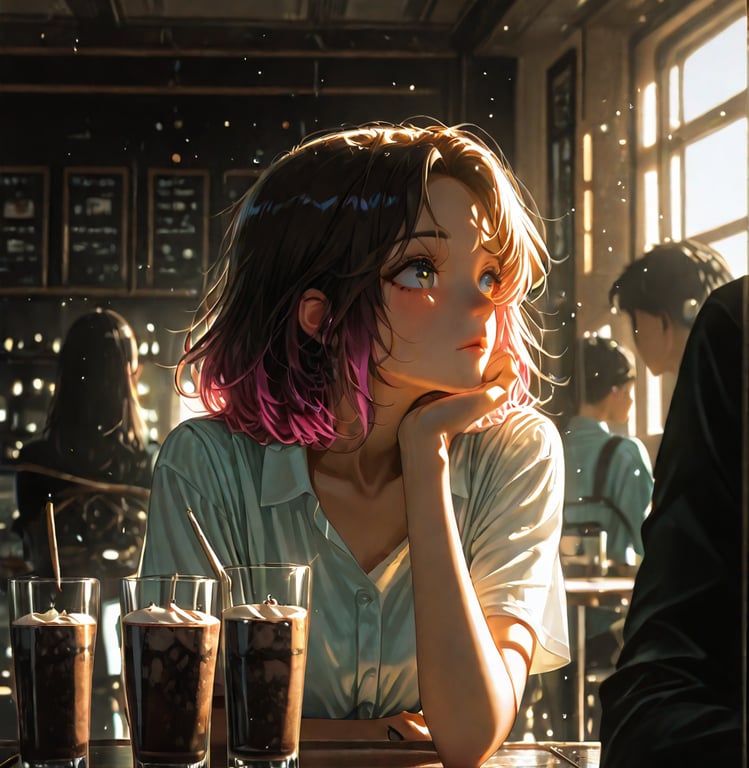 Cover art for New Girl Has A Crush, a cute scenario on AI Dungeon