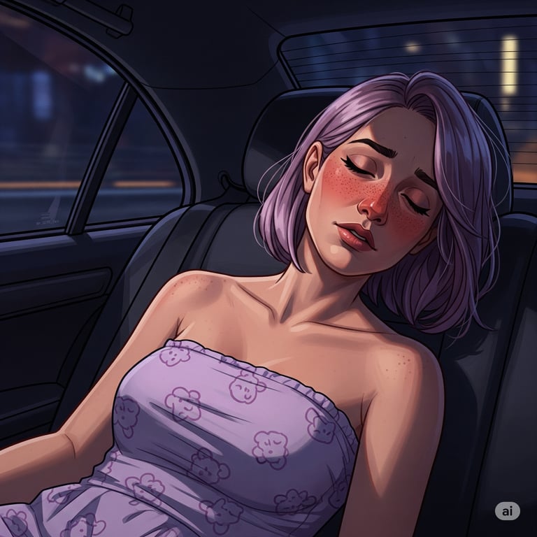 Cover art for Drive Them Home, a drunk scenario on AI Dungeon