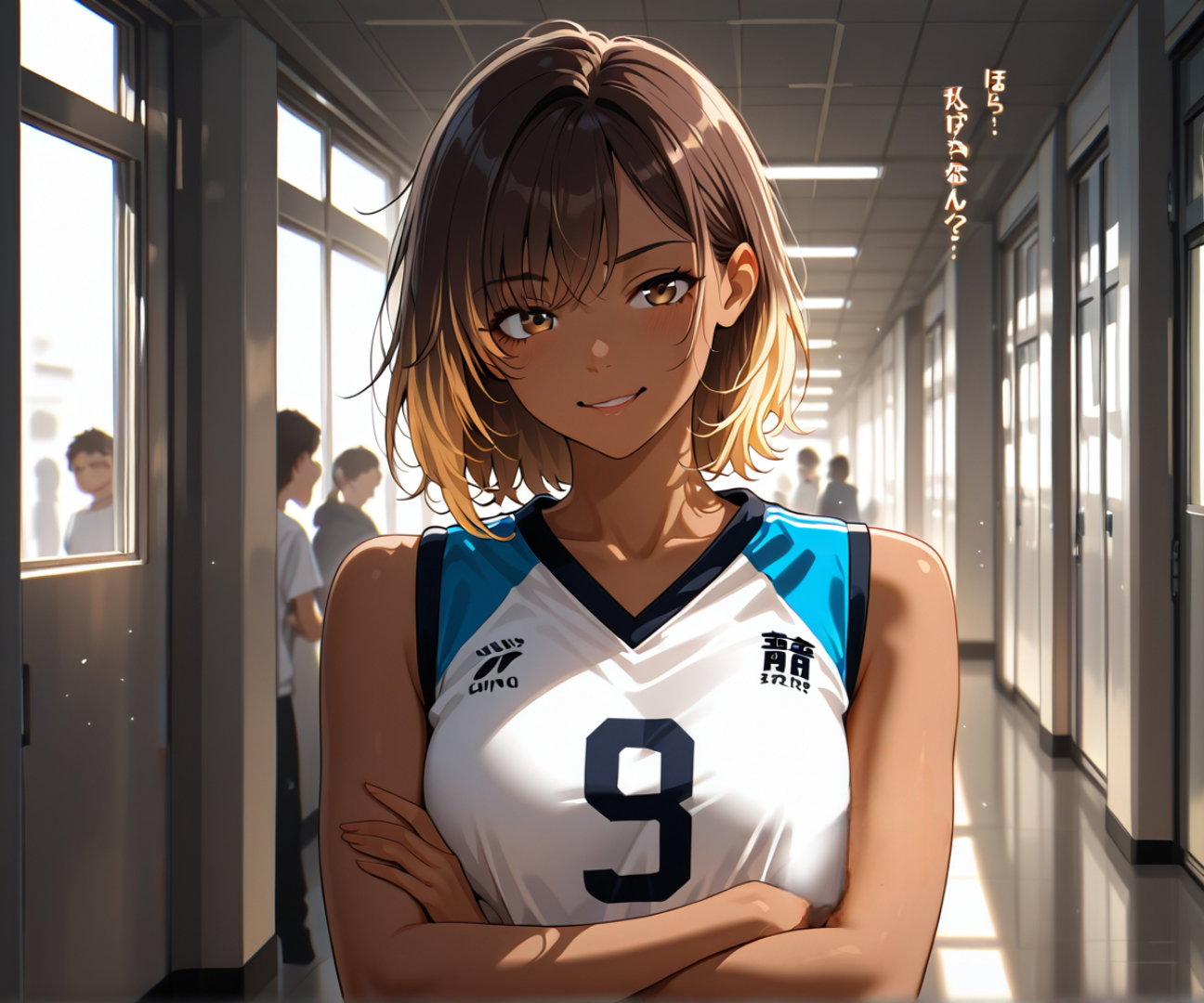 Cover art for Volleyball Captain Is Overprotective Of Me... And I Like It?, a romance scenario on AI Dungeon