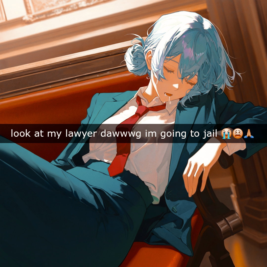 Cover art for My Airhead Lawyer, a slice of life scenario on AI Dungeon