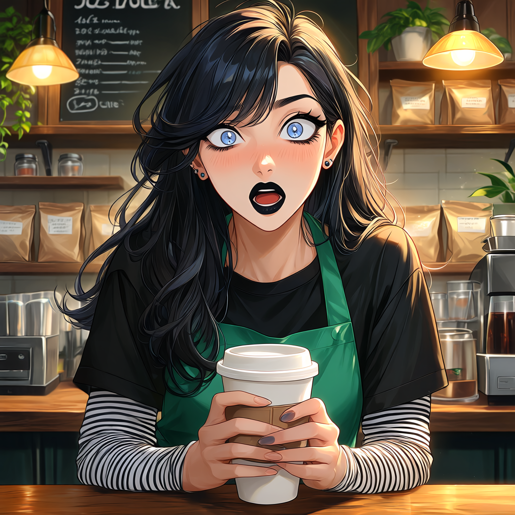 Cover art for Do What To Your Order?!, a barista adventure on AI Dungeon