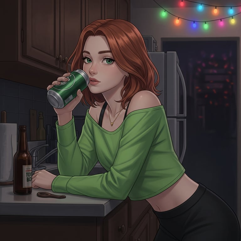 Cover art for My Roommate's Idiotic Party, a roommate scenario on AI Dungeon