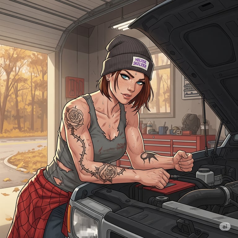 Cover art for The Mechanic, a mechanic scenario on AI Dungeon