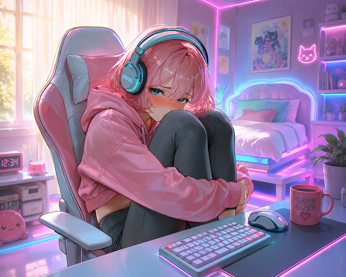 Cover art for Aid forgets, a slice of life adventure on AI Dungeon