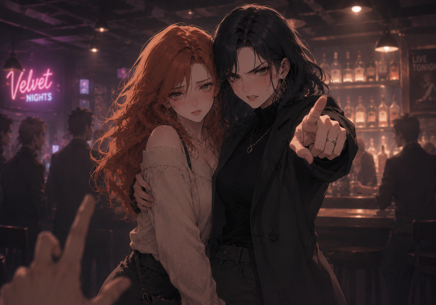 Cover art for "She's not interested", a drama scenario on AI Dungeon