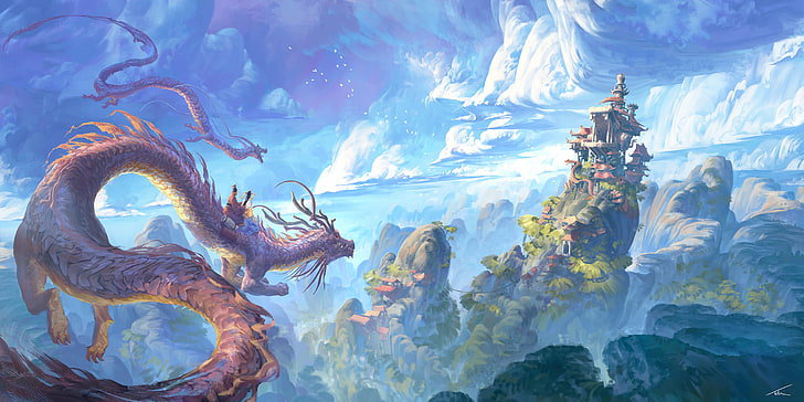Cover art for Zhenyu: The Journey to Immortality, a magic scenario on AI Dungeon