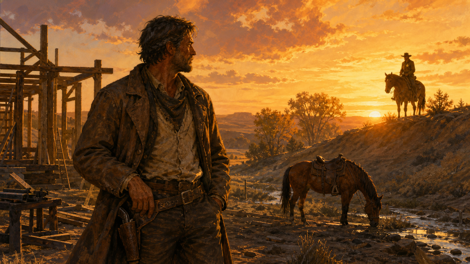 Cover art for A Frontier Redemption, a western scenario on AI Dungeon