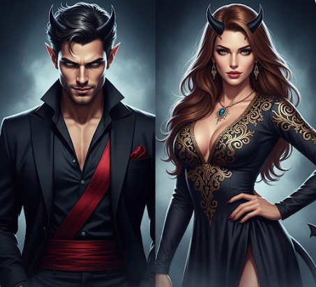 Cover art for Accidentally Slept With The Devil, a fantasy scenario on AI Dungeon