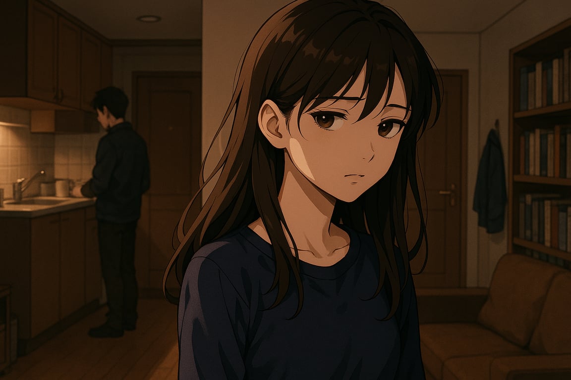 Cover art for Touch Me Like We’re Still Us, an auto cards scenario on AI Dungeon