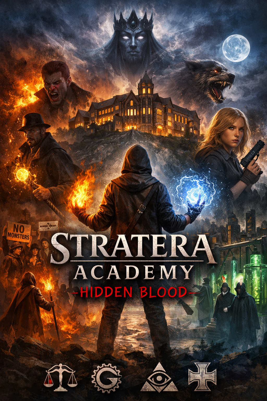 Cover art for Stratera Academy: Hidden Blood on AI Dungeon