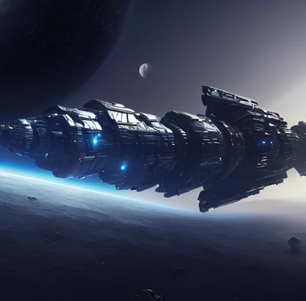 Cover art for Outer scraps , a spaceship scenario on AI Dungeon
