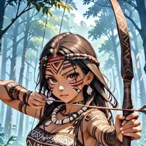 Cover art for Enraged Amazon island, a stranded scenario on AI Dungeon
