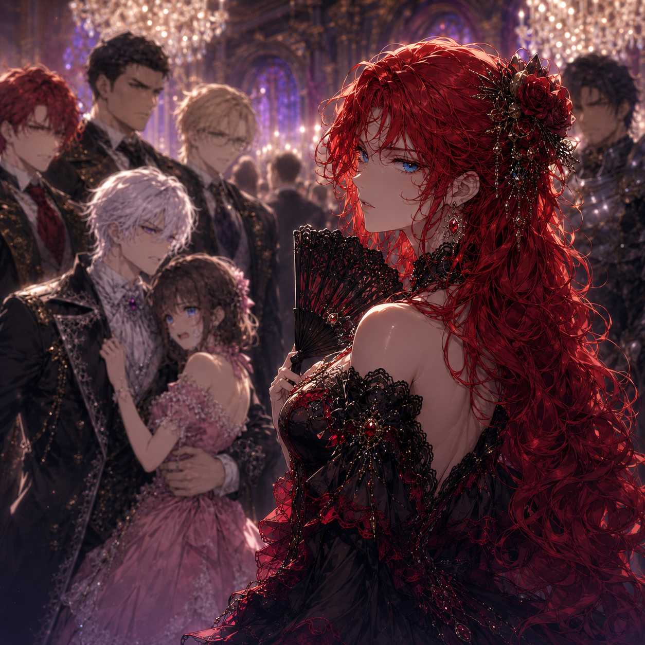 Cover art for Defend The Framed Villainess , a fantasy scenario on AI Dungeon