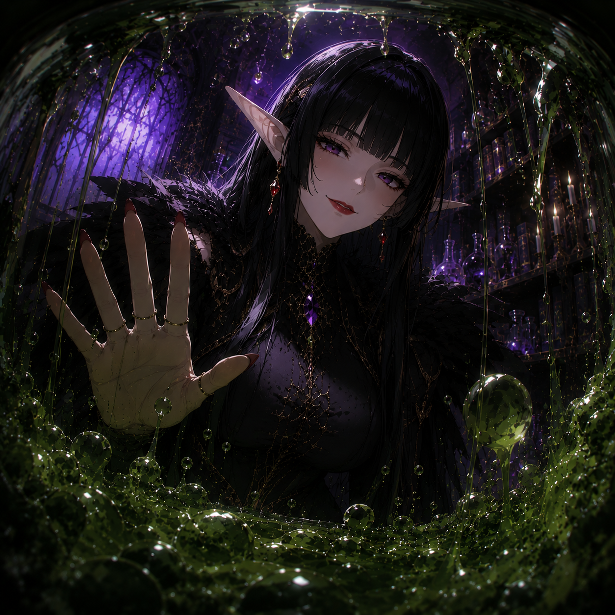 Cover art for You Were Made In A Jar, a fantasy scenario on AI Dungeon