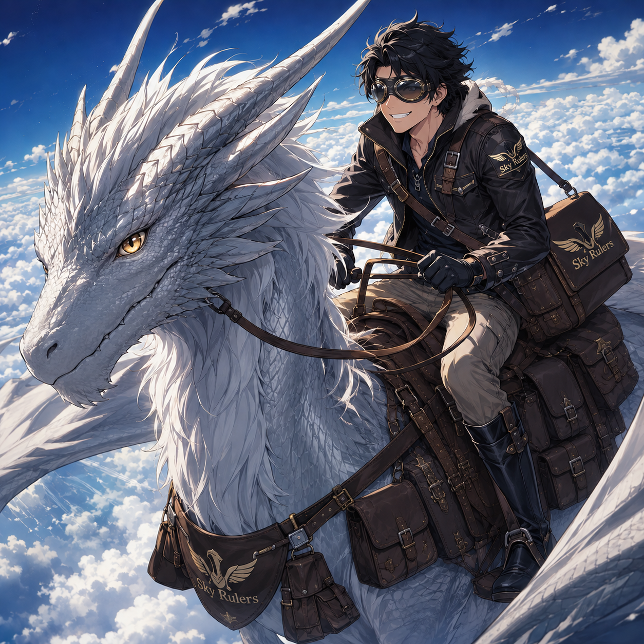 Cover art for Dragon Delivery Service, a fantasy scenario on AI Dungeon