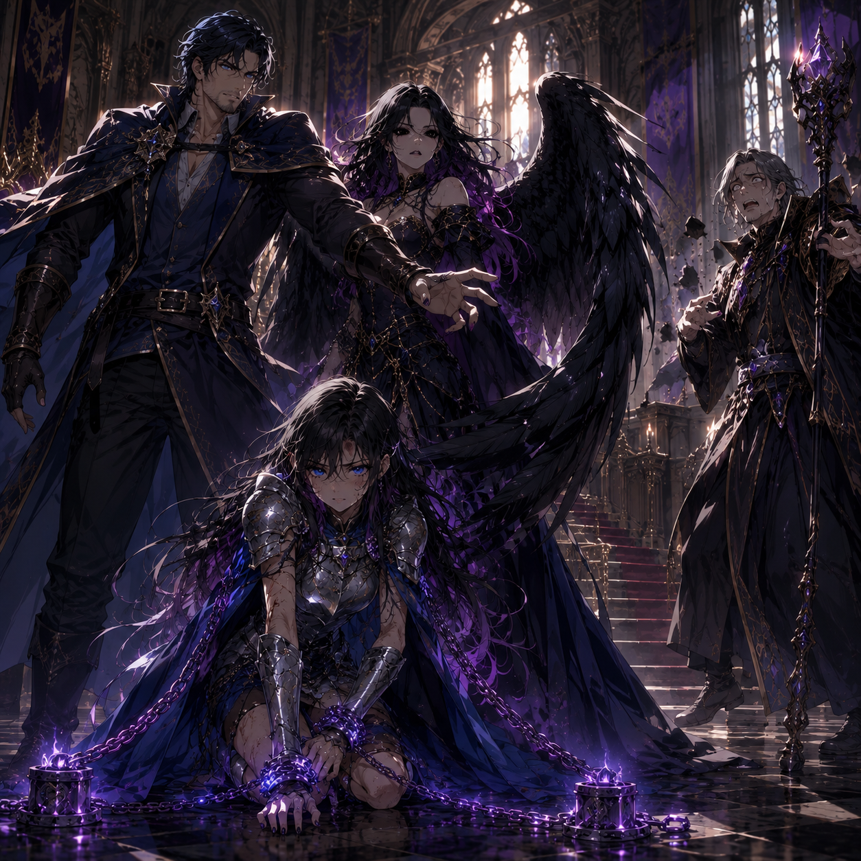 Cover art for The Betrayed Hero Is Your Daughter!, a fantasy scenario on AI Dungeon
