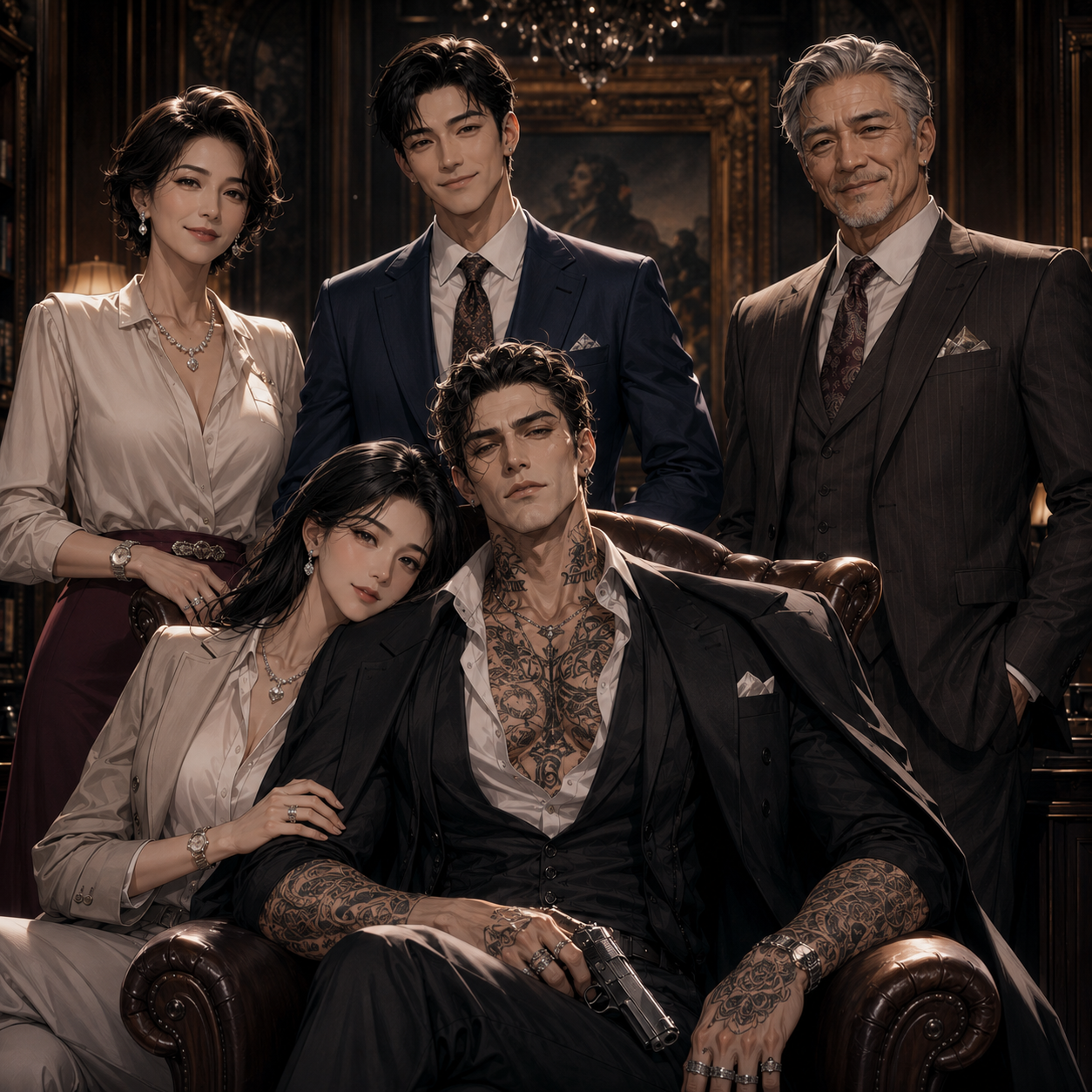 Cover art for You Are The Mafia Son In Law!, a mafia scenario on AI Dungeon