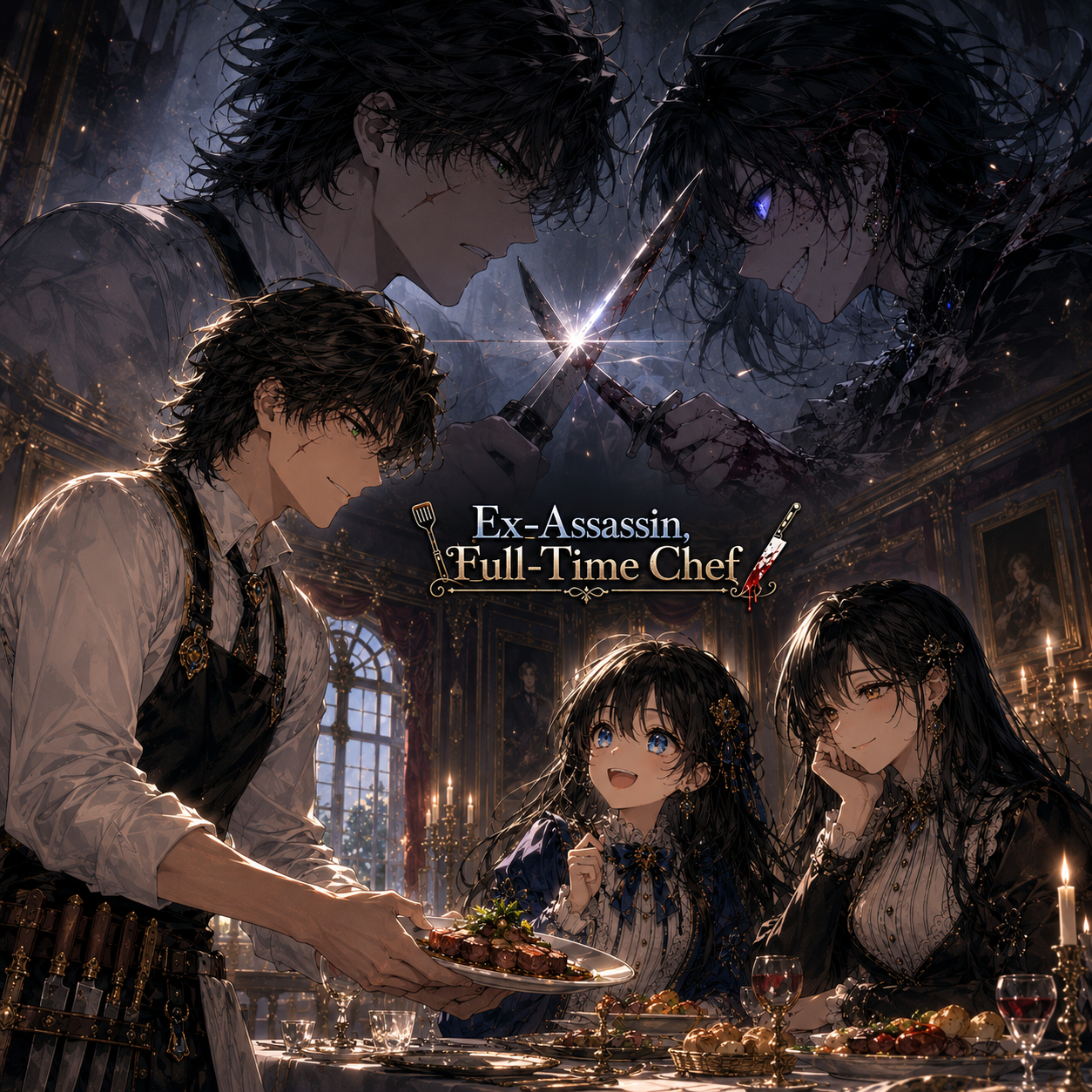 Cover art for Ex-Assassin, Full-Time Chef, a fantasy scenario on AI Dungeon