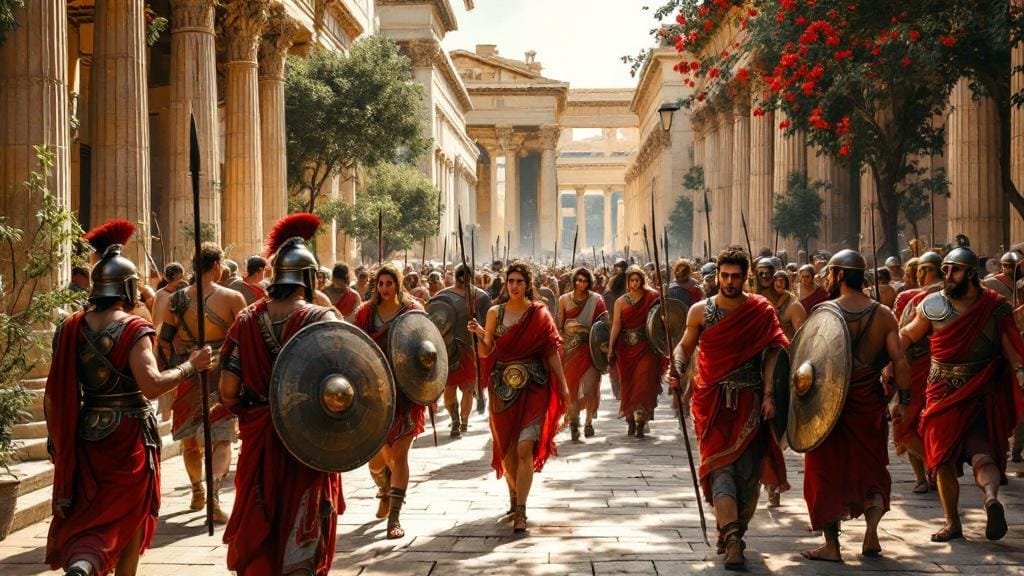 Cover art for Marth, an ancient greece scenario on AI Dungeon