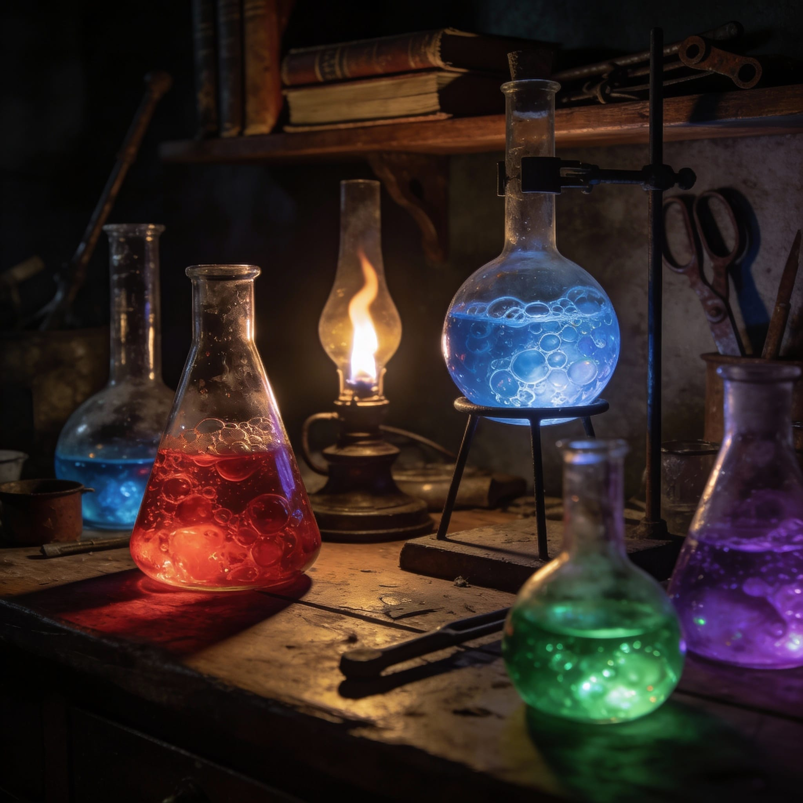 Cover art for freeflow: Alchemical England, an alchemy scenario on AI Dungeon