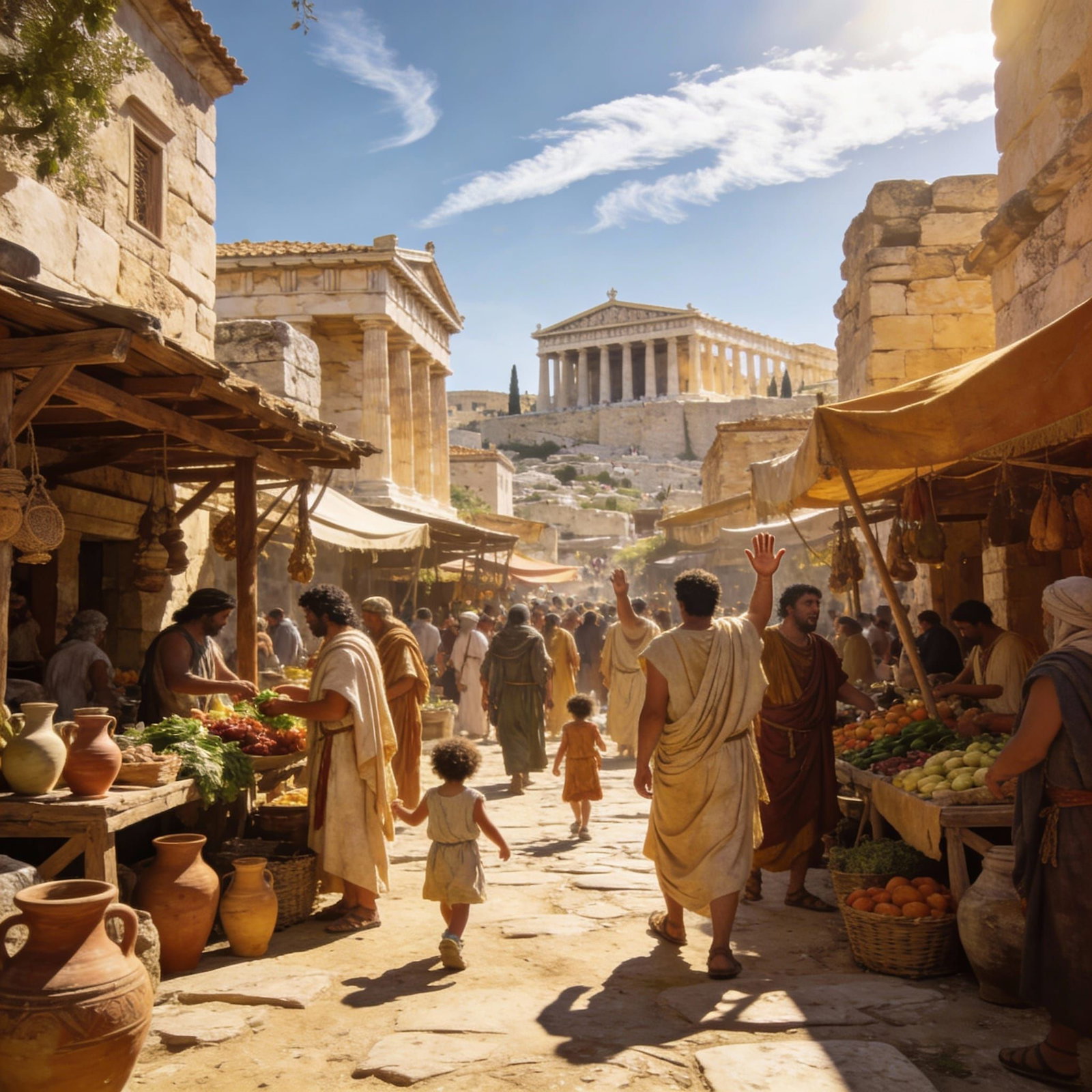 Cover art for Athens, a historical scenario on AI Dungeon