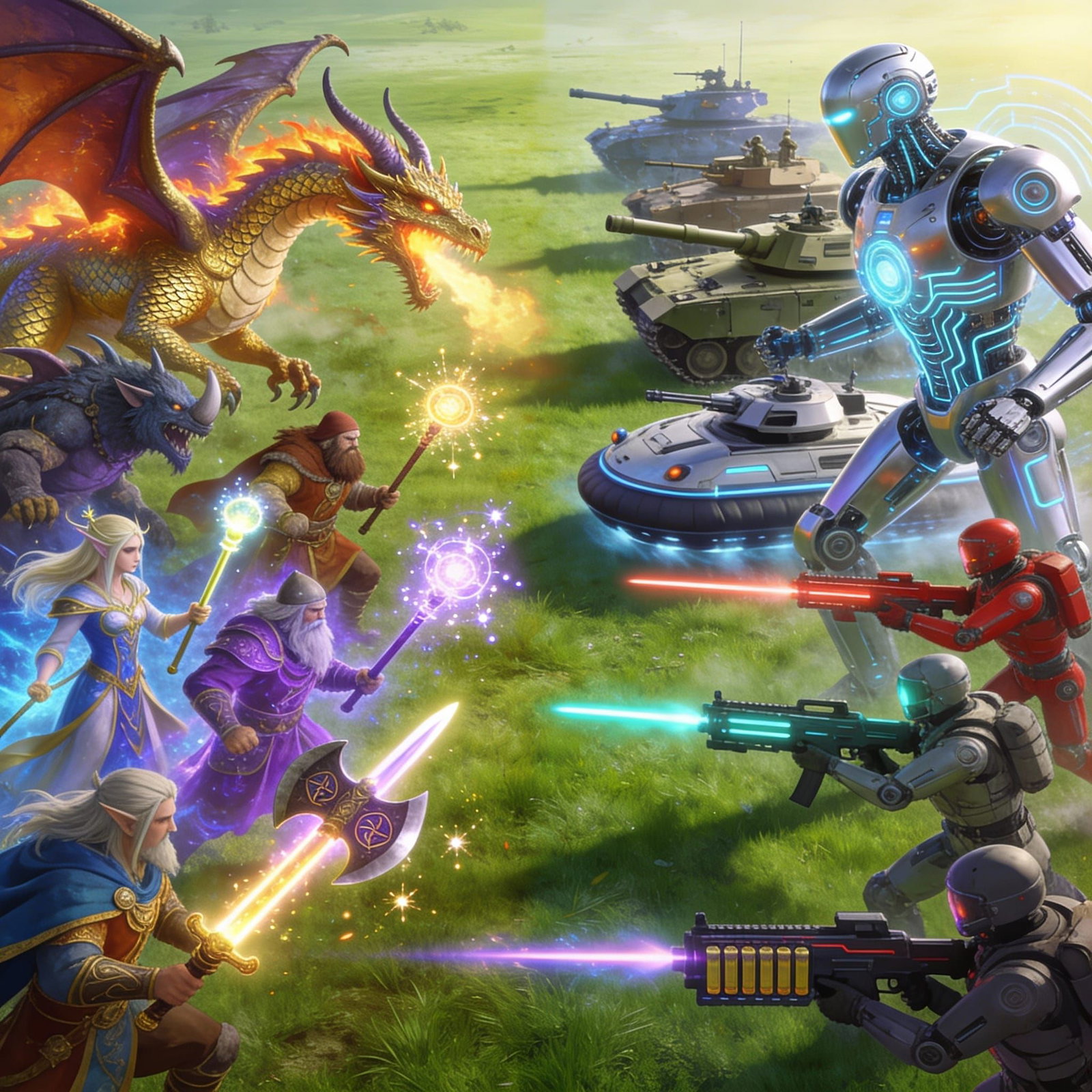 Cover art for Joltiana: sorcery and circuits, a high fantasy scenario on AI Dungeon