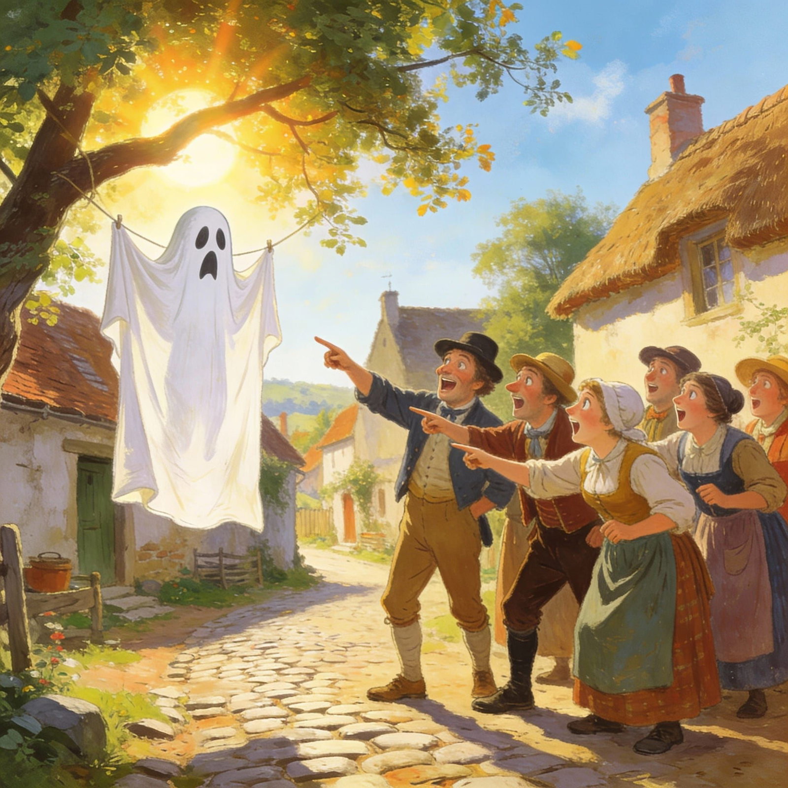 Cover art for Beau Boo gardens, a hooror spoof scenario on AI Dungeon