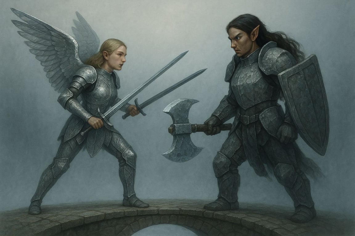 Cover art for Celestilver, a fantasy scenario on AI Dungeon