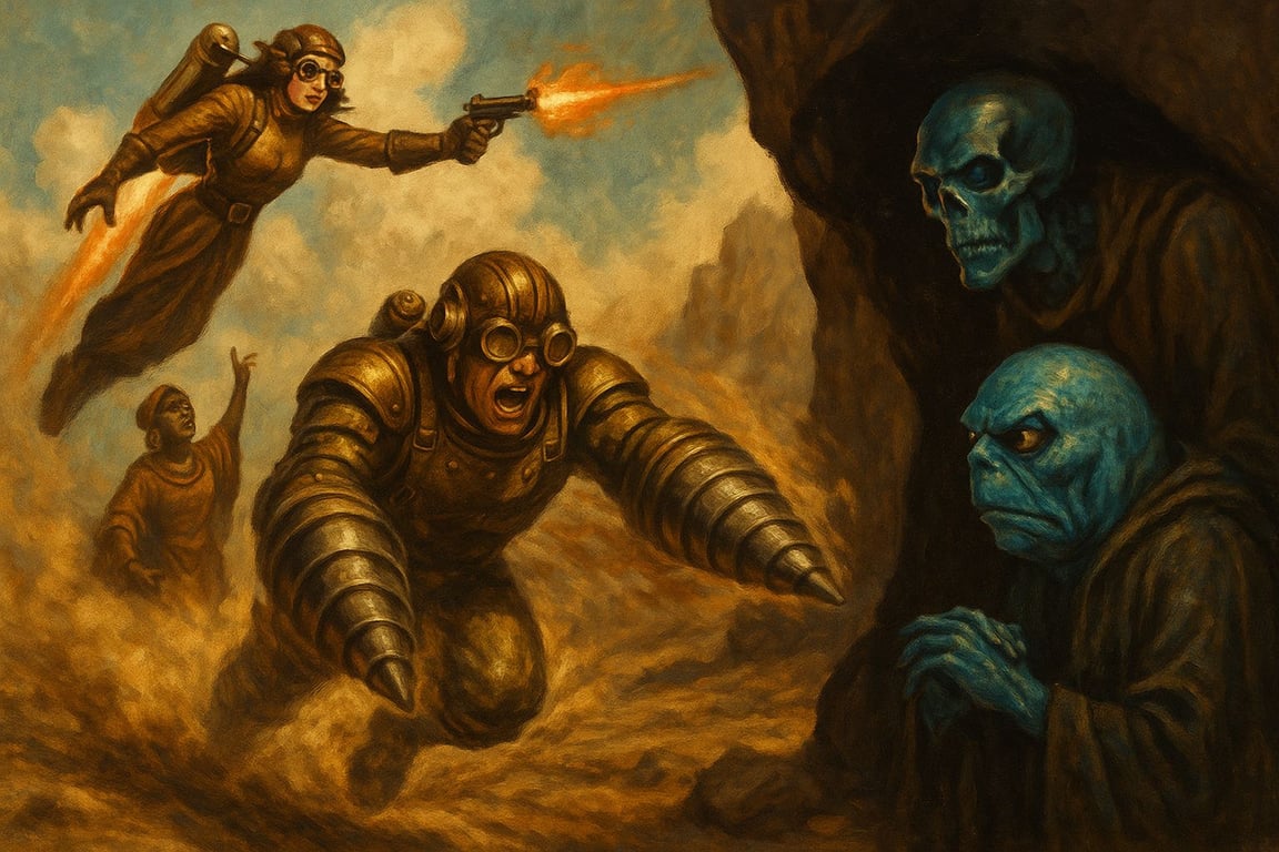 Cover art for Parnelia risen, a 1930 s scenario on AI Dungeon
