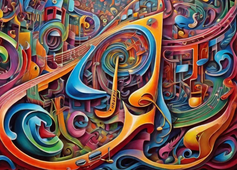 Cover art for Song lyrics, a lyrics scenario on AI Dungeon