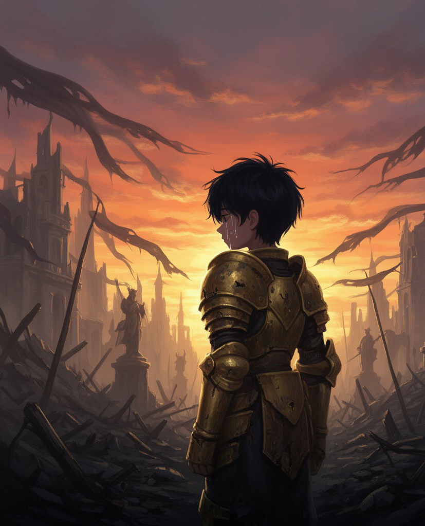 Cover art for From Ruin May You Rise, an adoption scenario on AI Dungeon
