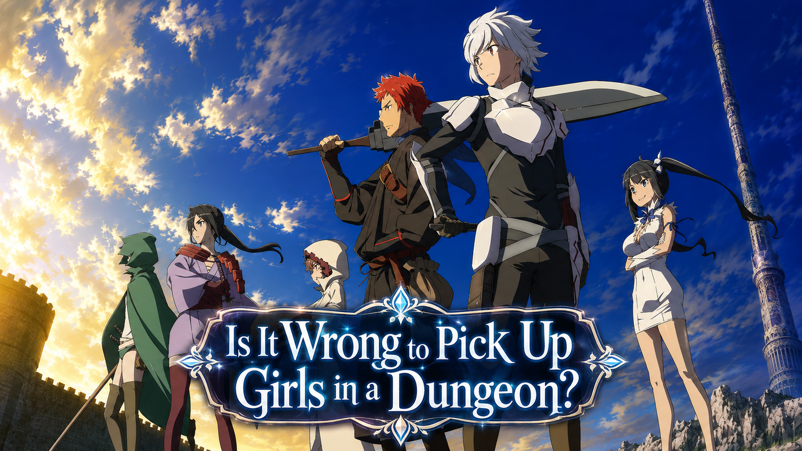 Cover art for DanMachi: Is It Wrong To Pick Up Girls In A Dungeon?, a magic scenario on AI Dungeon