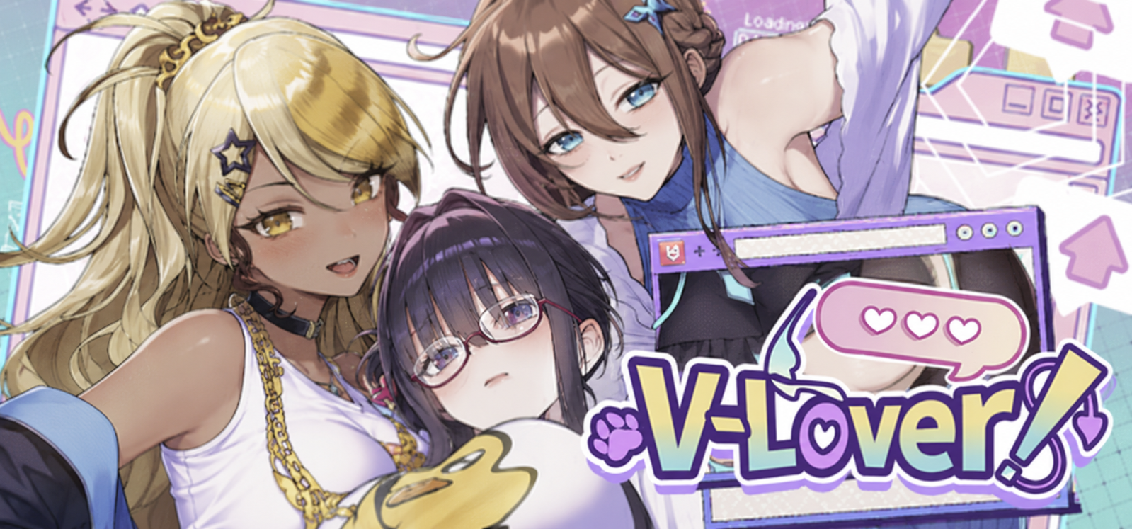 Cover art for V-Lover! 🤍, a romance scenario on AI Dungeon