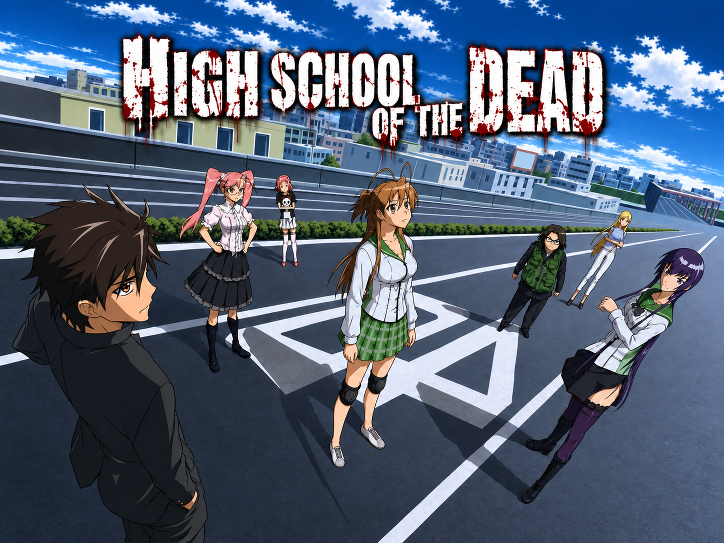 Cover art for High School of The Dead, an anime world on Voyage