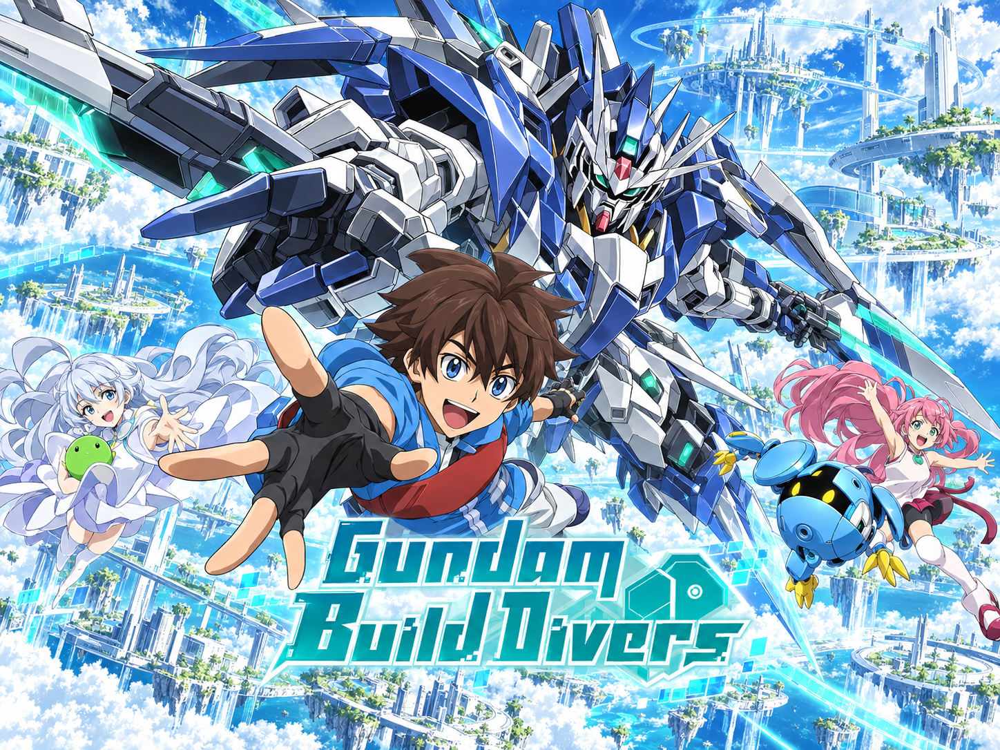 Cover art for Gundam Build Divers, a gundam scenario on AI Dungeon