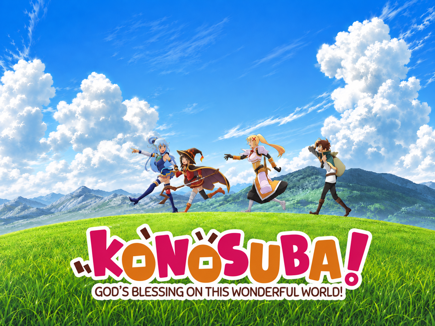 Cover art for KONOSUBA, an anime scenario on AI Dungeon