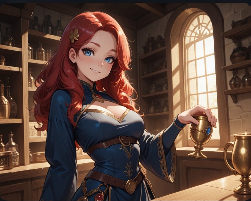 Cover art for Tarot Stories, Nine of Cups, a tarot scenario on AI Dungeon