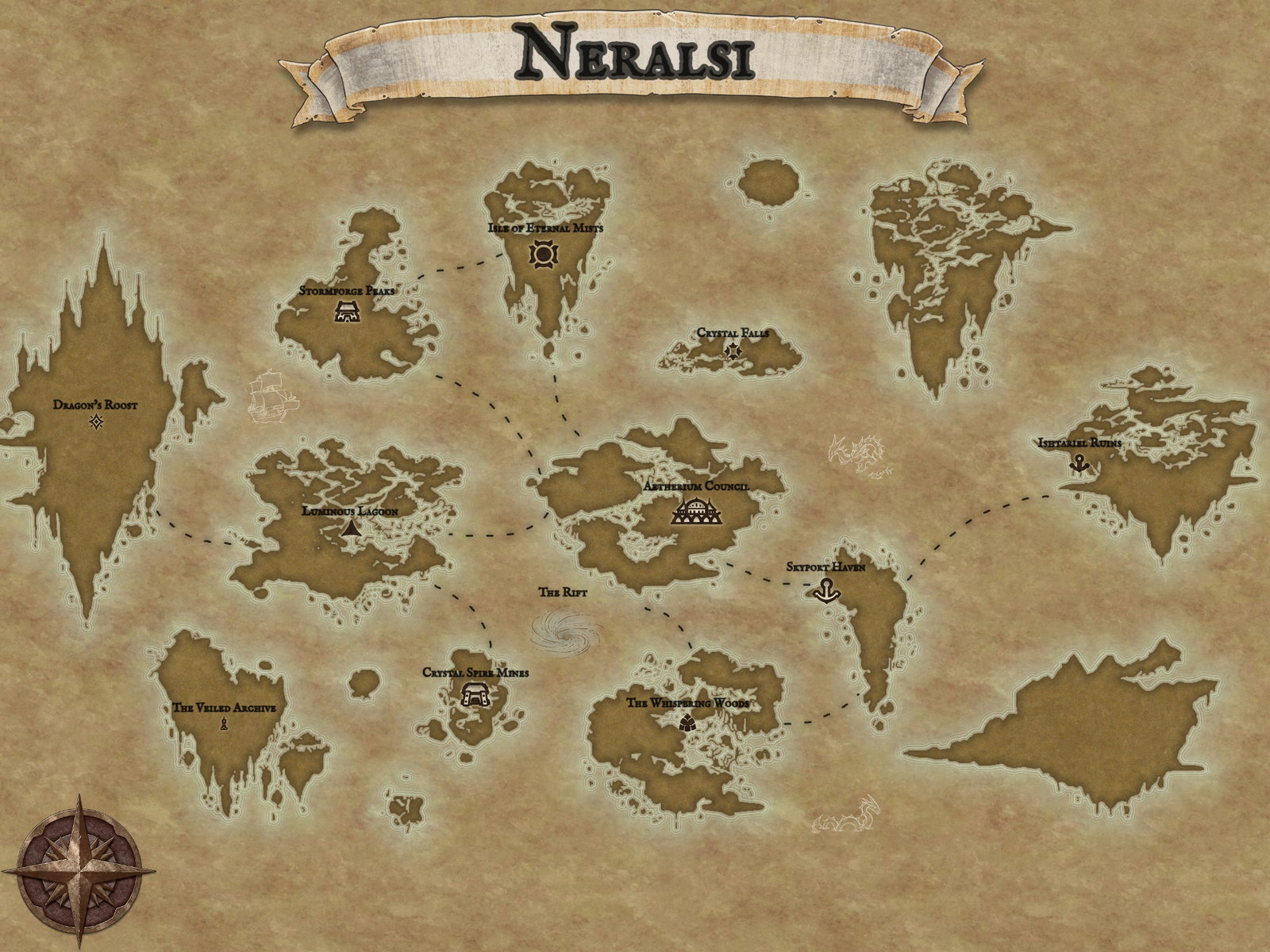 Cover art for Legends of Neralsi, a steampunk scenario on AI Dungeon