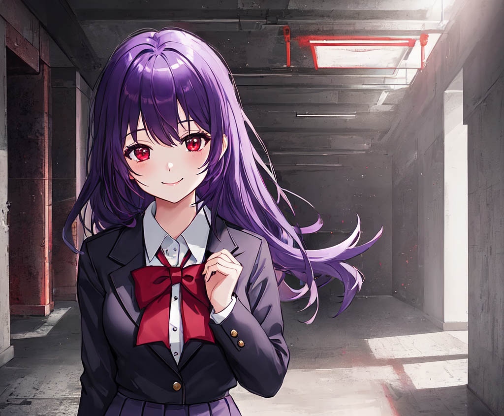Cover art for Lonely Ghost Girl, a romance scenario on AI Dungeon